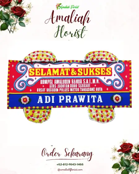 Papan Bunga Ucapan Selamat Campang Raya